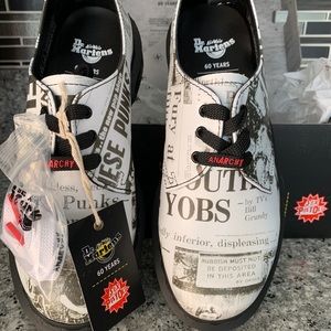 DR. MARTENS x SEX PISTOLS Filth/Fury Oxfords Sz 8
